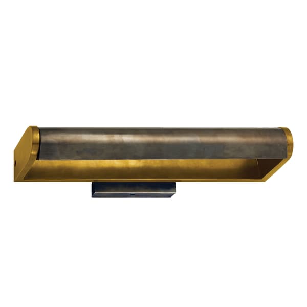 David Large Picture Light Brass, Picture Light, Large, Brass & Bronze Shade - Andrew Martin