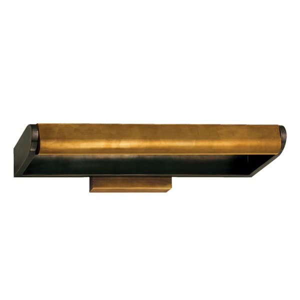 David Large Picture Light Bronze, Picture Light, Large, Bronze & Brass Shade - Andrew Martin