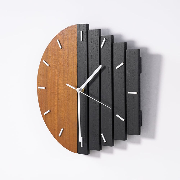 Abstract Wood Wall Clock_300mm