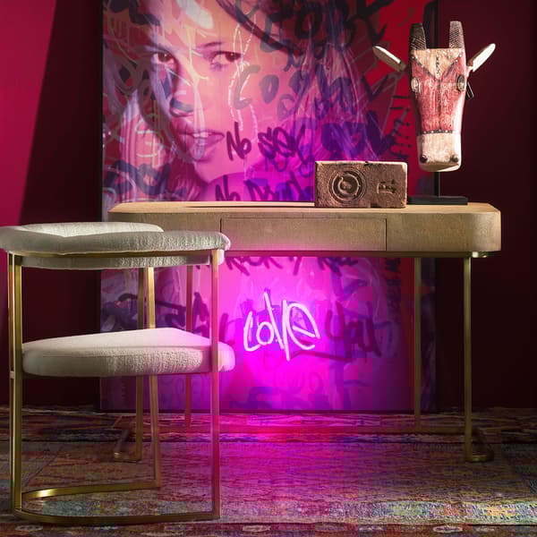 Jacques Desk Taupe, Desk - Andrew Martin