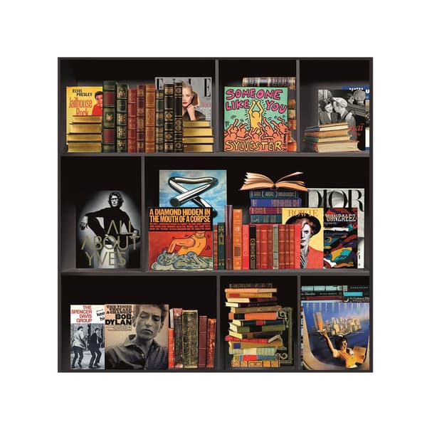 Story Of My Life Part 2, Plexiglass Artwork, 100cm x 100cm, Black/Multicoloured - Andrew Martin