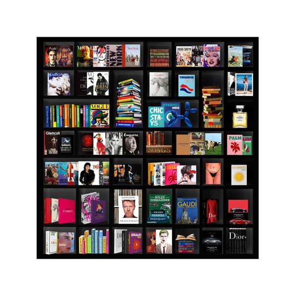 My Life In A Nutshell Vol. 3 Black, Plexiglass Artwork, 100cm x 100cm - Andrew Martin
