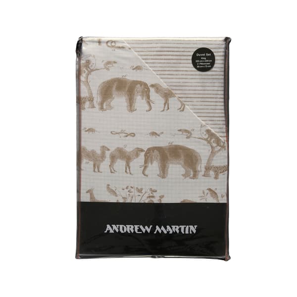 Kingdom Clay Duvet Set, Duvet Set, Super King, Super King - Andrew Martin