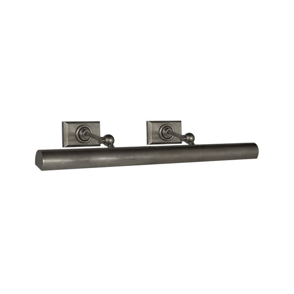 Cabinet Maker's Double Picture Light Bronze, Picture Light, Small - Andrew Martin