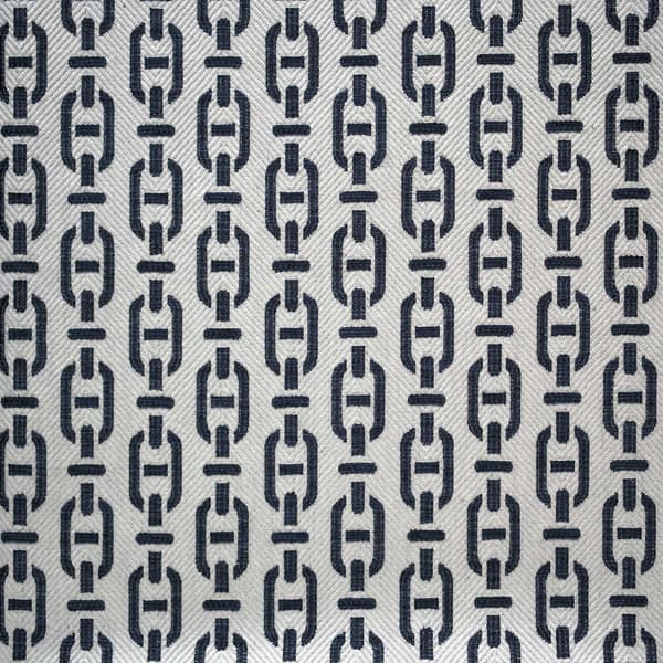 Burlington Navy, Cig And Match, Outdoor Fabric - Andrew Martin