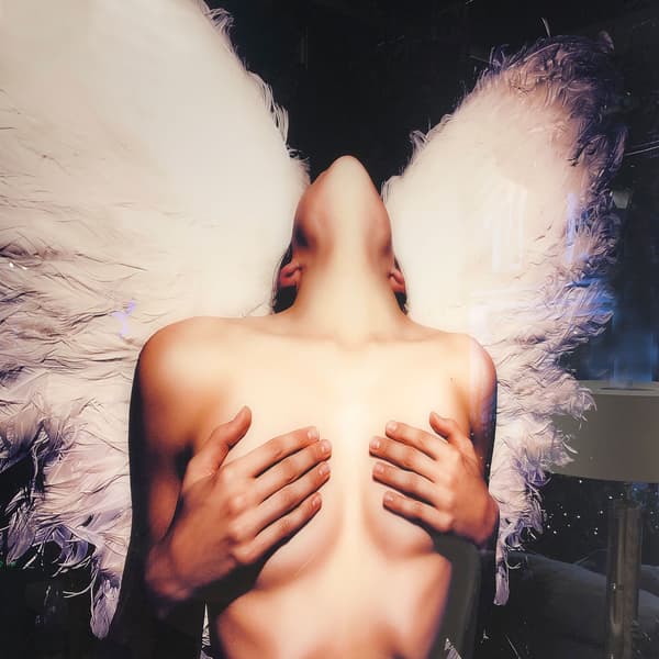 Destiny's Touch, Plexiglass Artwork, 120cm x 120cm, Black/Brown/White - Andrew Martin