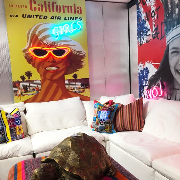 Neon - California Girls 100X150, 100cm x 150cm - Andrew Martin