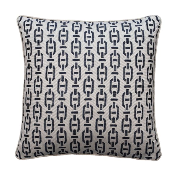 Burlington Navy, Sustainable Feather, Cushion - Andrew Martin