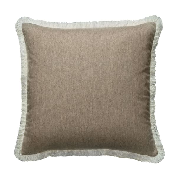York Camel/Vesper, Sustainable Feather, Cushion - Andrew Martin