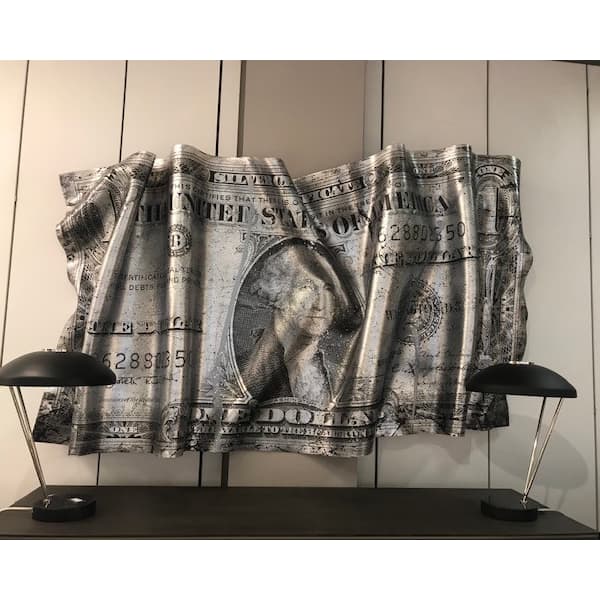 Dollar Bill Silver, Masterpiece Artwork - Andrew Martin