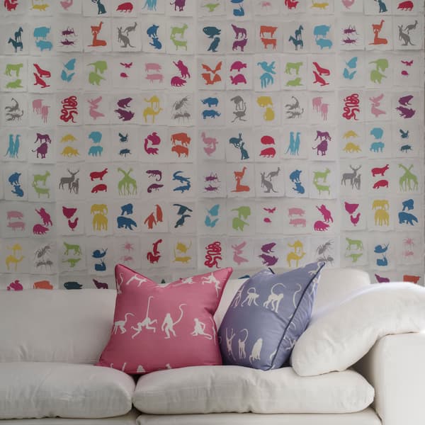 Two by Two Wallpaper, Wallpaper, Multi - Andrew Martin