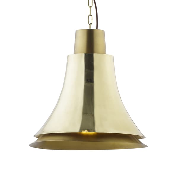 Bell Pendant, Pendant Light, Brass/Gold - Andrew Martin