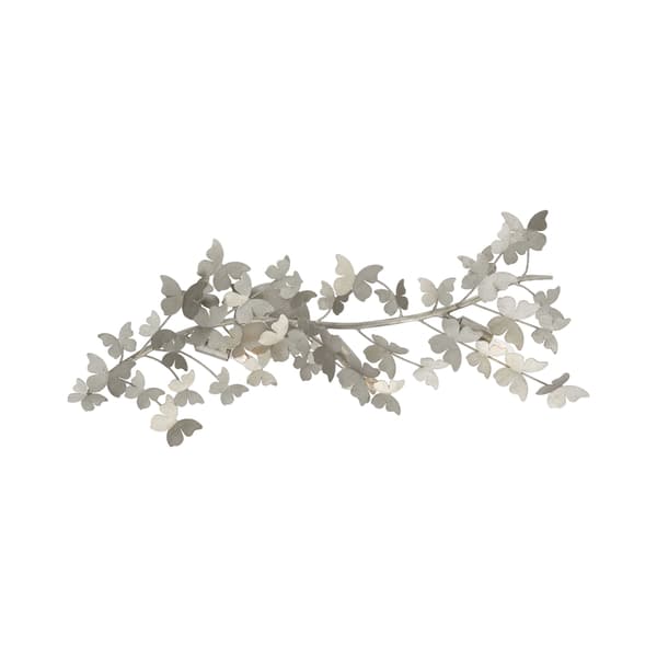 Farfalle Wall Light Silver, Wall Light, Burnished Silver Leaf - Andrew Martin