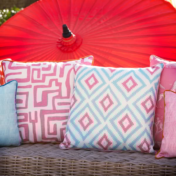 Glacier Lagoon Outdoor, Hollowfibre, Outdoor Cushion, 55cm x 55cm - Andrew Martin