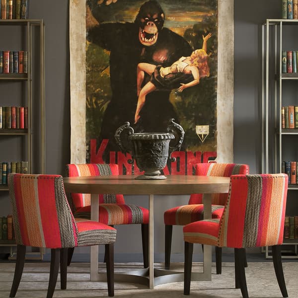 Ashton Round Dining Table, Round Dining Table, Light, Small - Andrew Martin