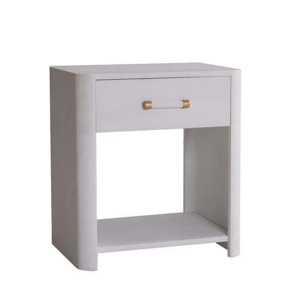 Moby Bedside Table White, Bedside Table - Andrew Martin