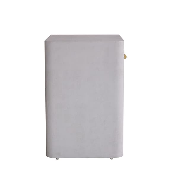 Moby Bedside Table White, Bedside Table - Andrew Martin