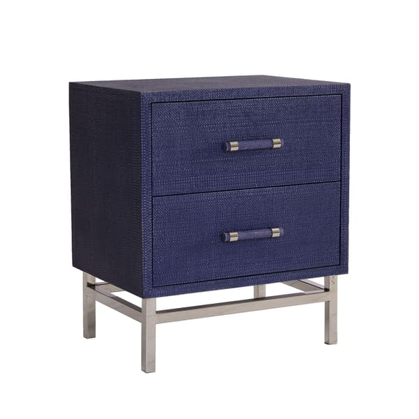 Hesta Bedside Table Blue, Bedside Table - Andrew Martin