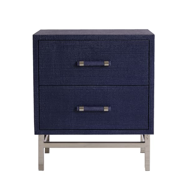 Hesta Bedside Table Blue, Bedside Table - Andrew Martin