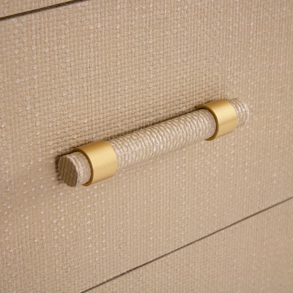 Hesta Bedside Table Cream, Bedside Table - Andrew Martin