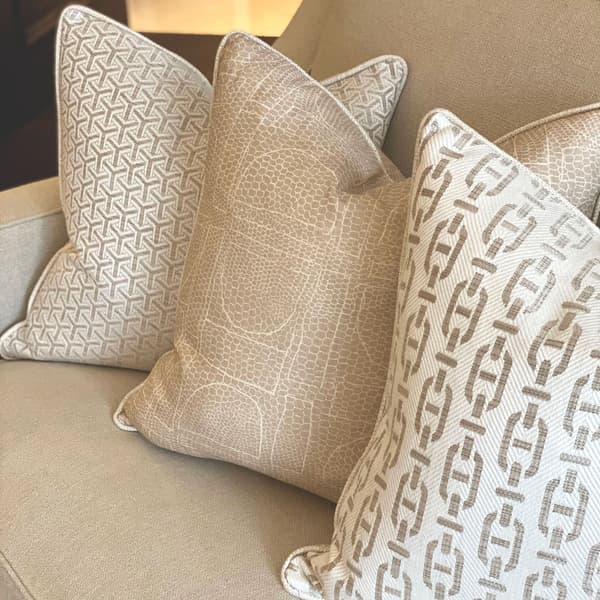Burlington String, Sustainable Feather, Cushion - Andrew Martin