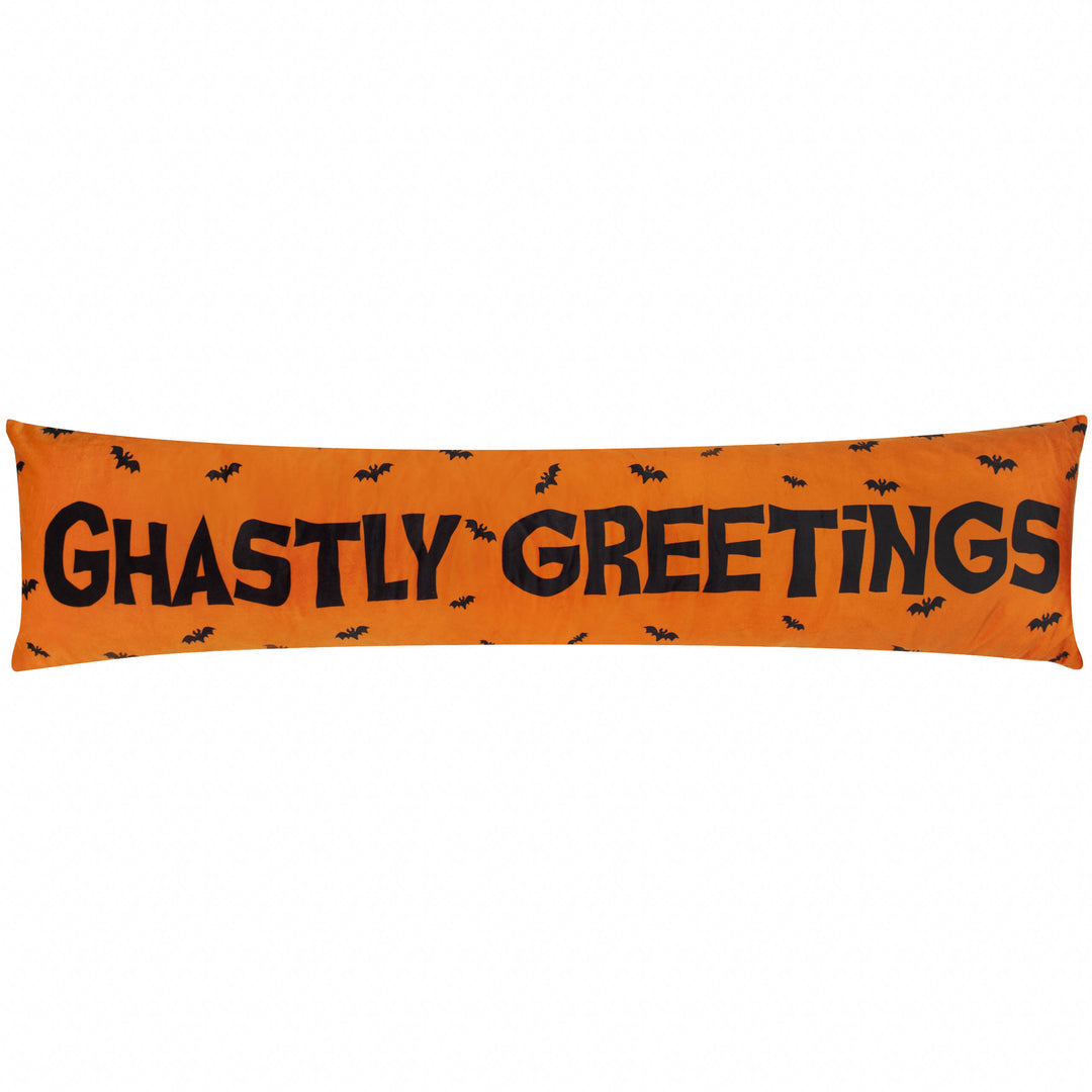 3445 Ghastly Greetings Draught Excluder Orange - image 2