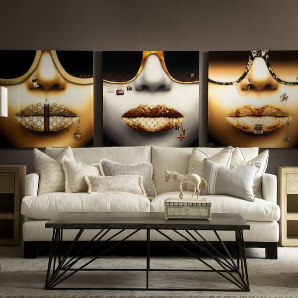 G-Gold, Plexiglass Artwork, 120cm x 120cm - Andrew Martin