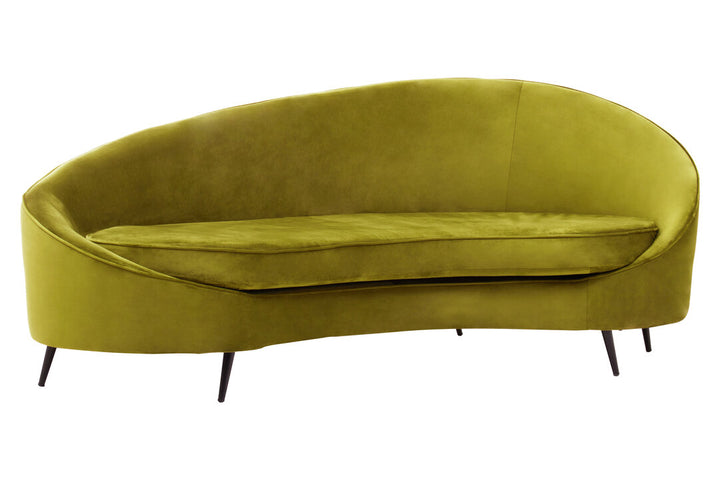 Eagle Three Seat Olive Velvet Sofa