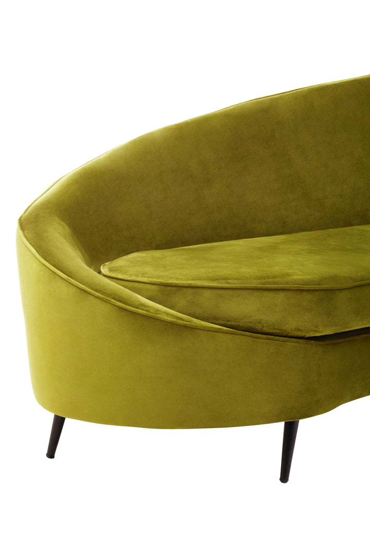 Eagle Three Seat Olive Velvet Sofa