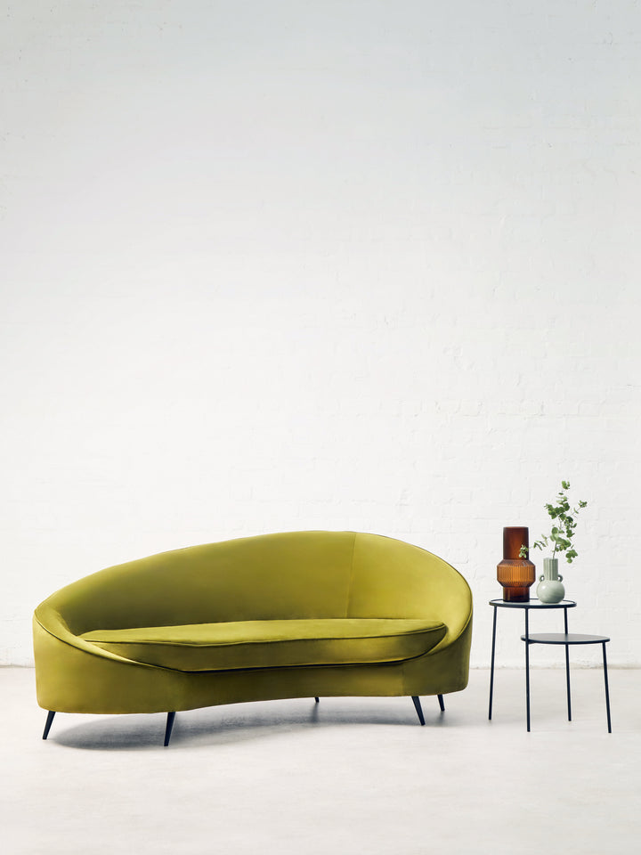 Eagle Three Seat Olive Velvet Sofa