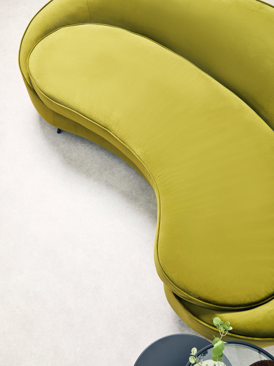 Eagle Three Seat Olive Velvet Sofa