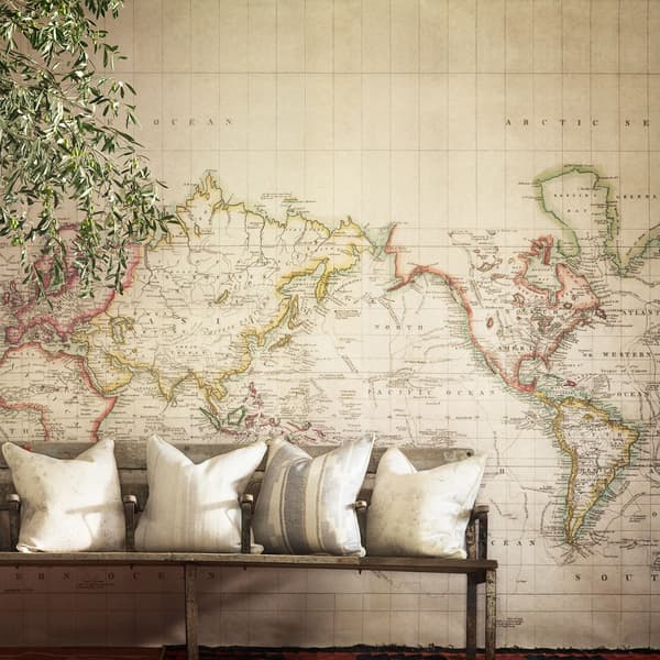 Latitude, Wallpaper, Multicoloured - Andrew Martin