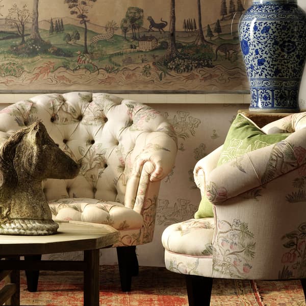 Hedgerow Cerise, Cig Only, Fabric - Andrew Martin