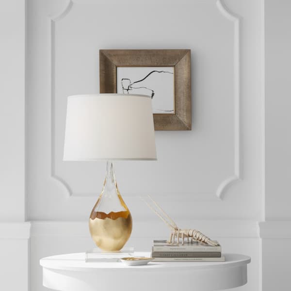 Juliette Table Lamp, Table Lamp, Clear/Gold - Andrew Martin