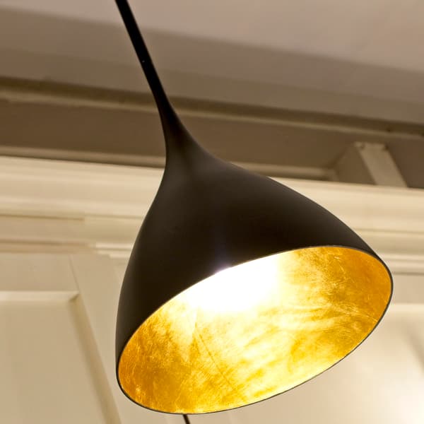 Agnes Pendant  Black, Pendant Light, Large - Andrew Martin