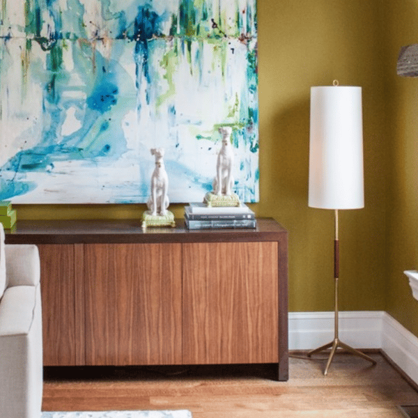 Frankfort Floor Lamp Brass, Floor Lamp, Hand-Rubbed Antique Brass - Andrew Martin
