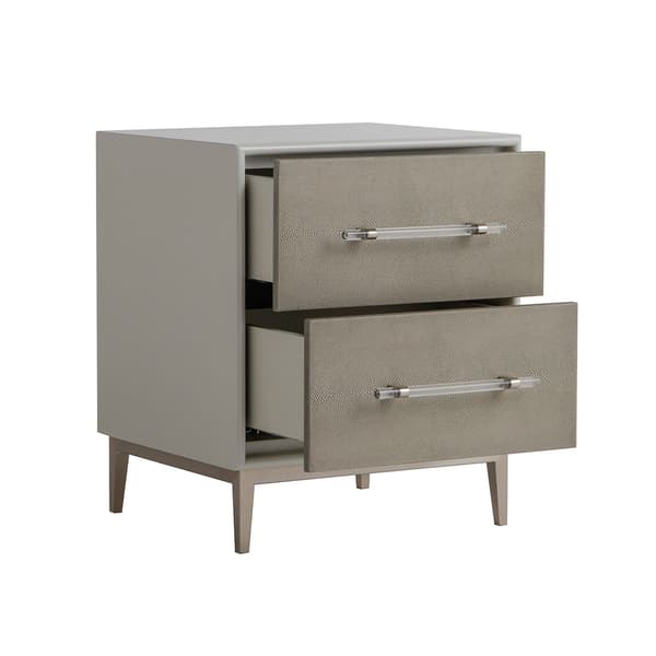 Alice Small Nightstand Grey, Bedside Table