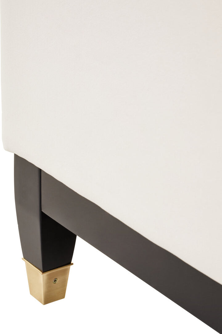 Parrot 2 Seat Ivory Fabric Sofa