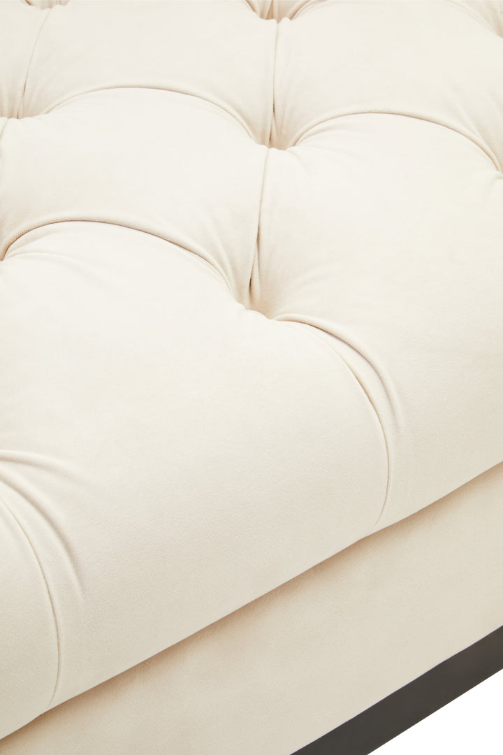 Parrot 2 Seat Ivory Fabric Sofa