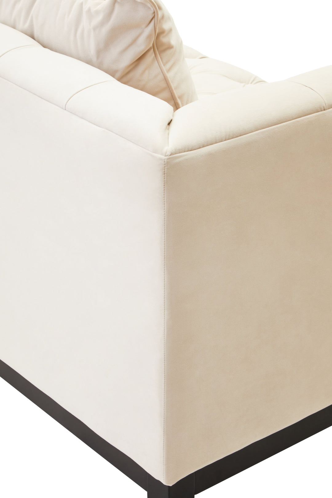 Parrot 2 Seat Ivory Fabric Sofa