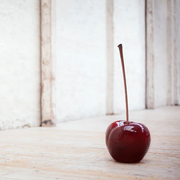 Cherry - Glazed Bordeaux (44Cm X 40Cm), Fruit Sculpture, 44cm x 40cm - Andrew Martin