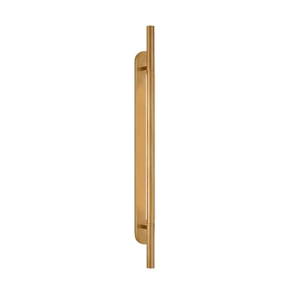 Rousseau Large Wall Light Brass, Wall Light, Large, Antique-Burnished Brass/Crystal - Andrew Martin