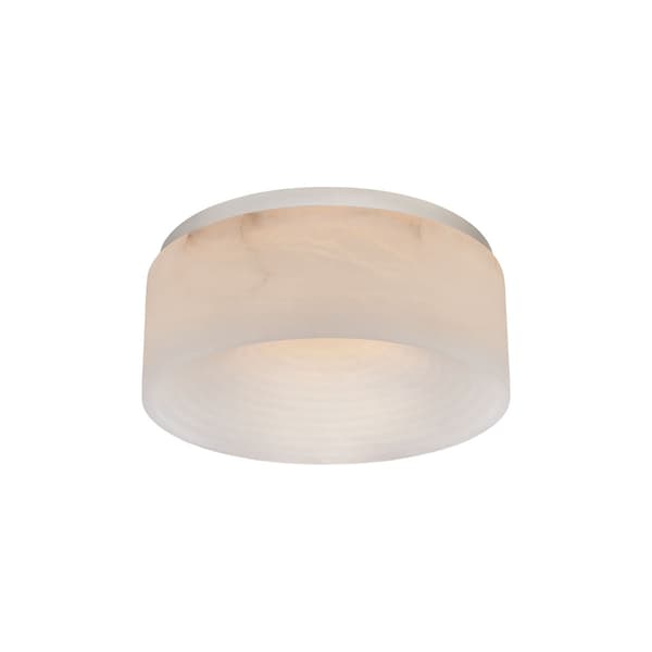 Otto Ceiling Light Nickel, Flush Mount, Medium, Polished Nickel - Andrew Martin