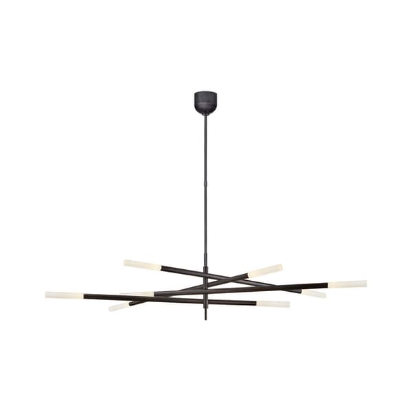 Rousseau Chandelier Grande Bronze, Chandelier, Bronze / Crystal - Andrew Martin