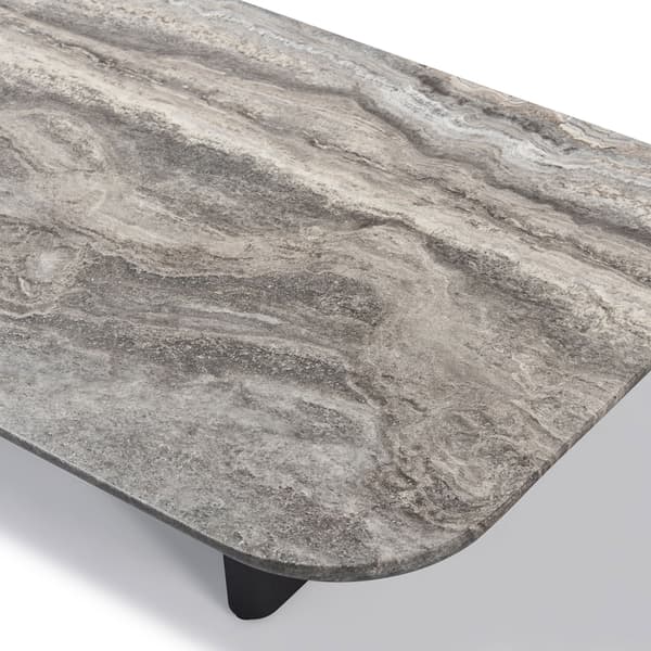Caicos Coffee Table Slate, Outdoor Coffee Table, Dark Grey - Andrew Martin