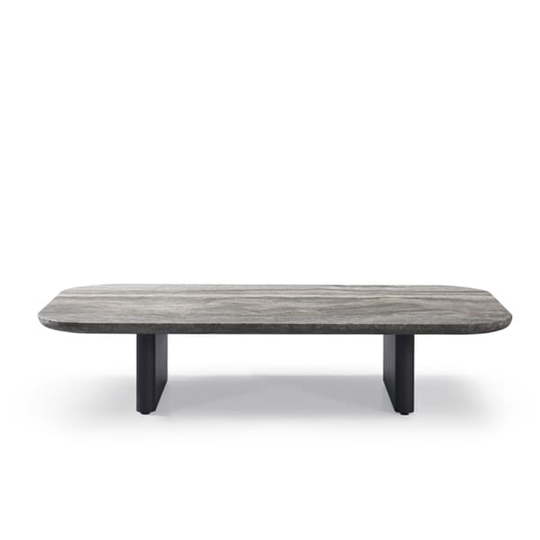 Caicos Coffee Table Slate, Outdoor Coffee Table, Dark Grey - Andrew Martin