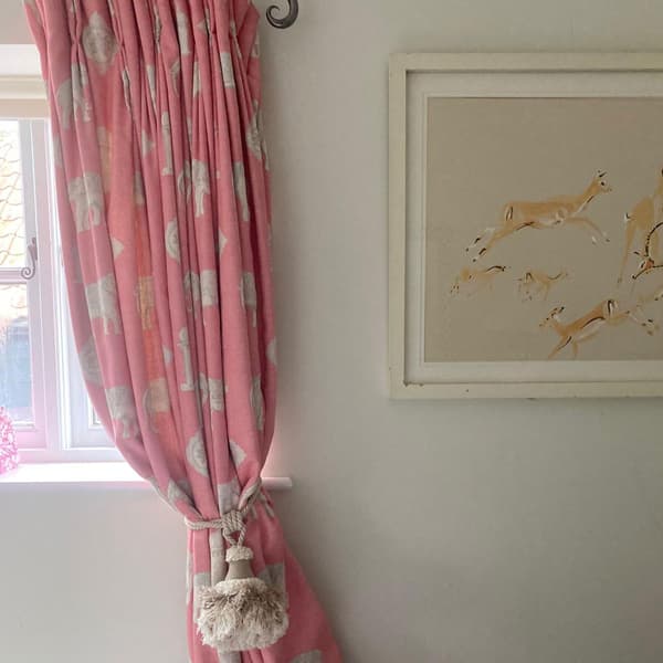 Bolo Pink, Cig Only, Fabric - Andrew Martin