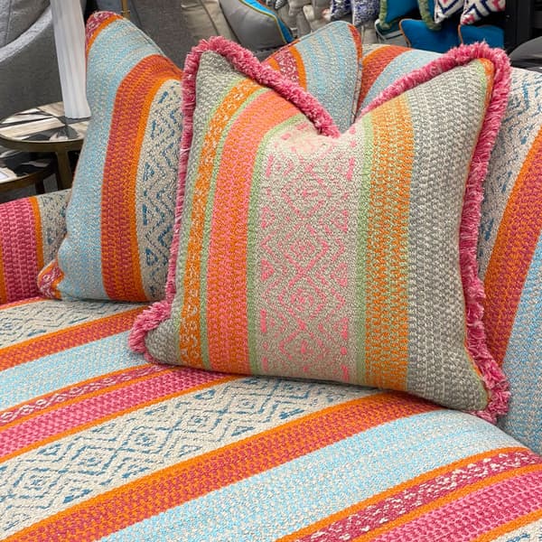 Pampas Pink, Cig And Match, Fabric - Andrew Martin