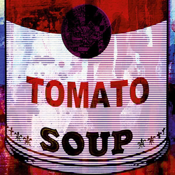 Campbells Tomato 100X150 - Metal, 100cm x 150cm - Andrew Martin