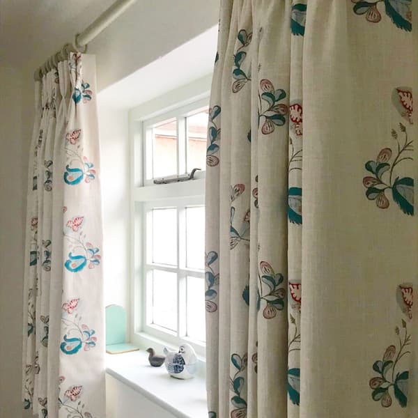 Psycho Sprig Tropical Blue, Cig Only, Fabric - Andrew Martin